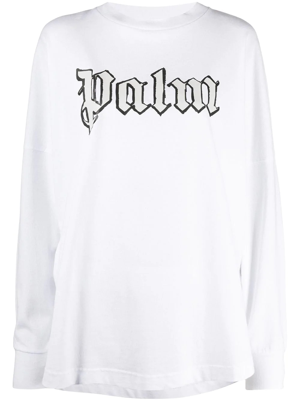 logo print long-sleeve T-shirt - 1