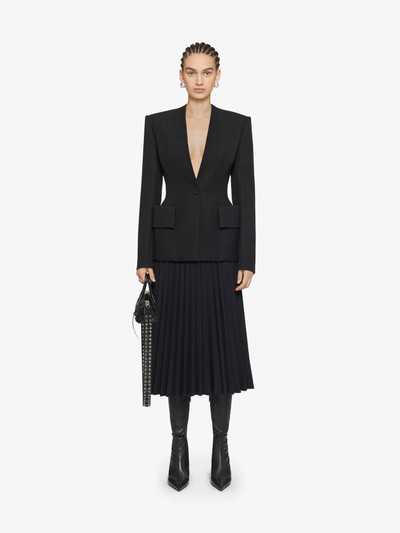 Givenchy PLEATED SKIRT IN WOOL outlook