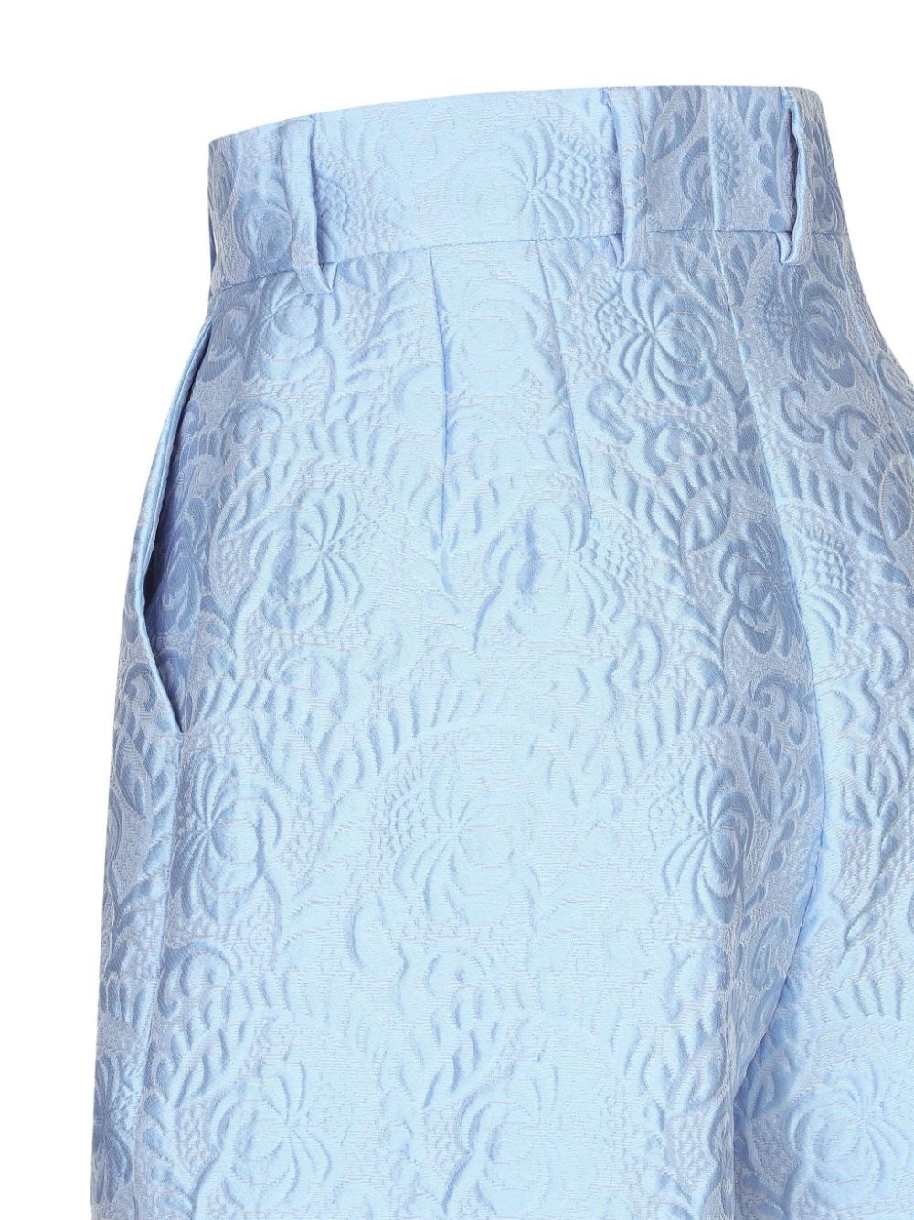 jacquard tailored shorts - 6