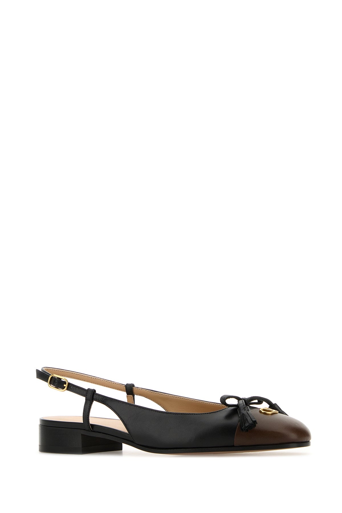 Two-tone leather Valet Du Roe ballerinas - 2