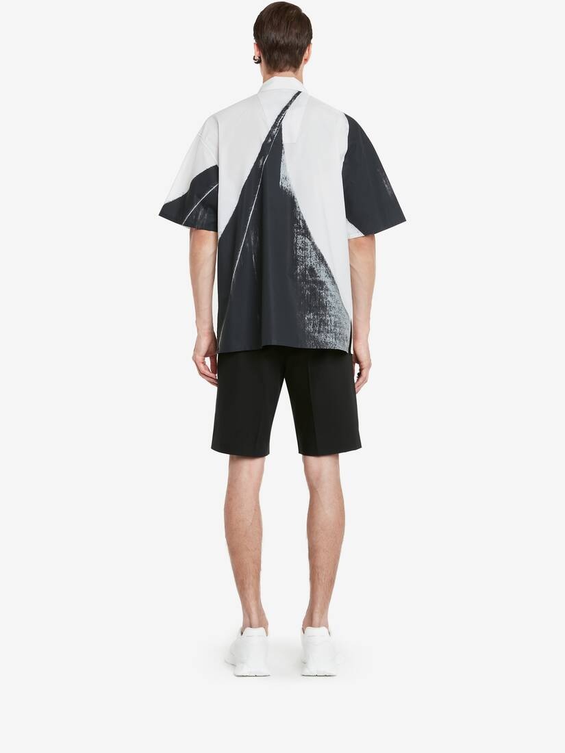 Men's Cotton Shorts in Black - 4