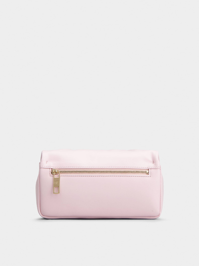 Viv' Choc Phone Holder in Leather 3