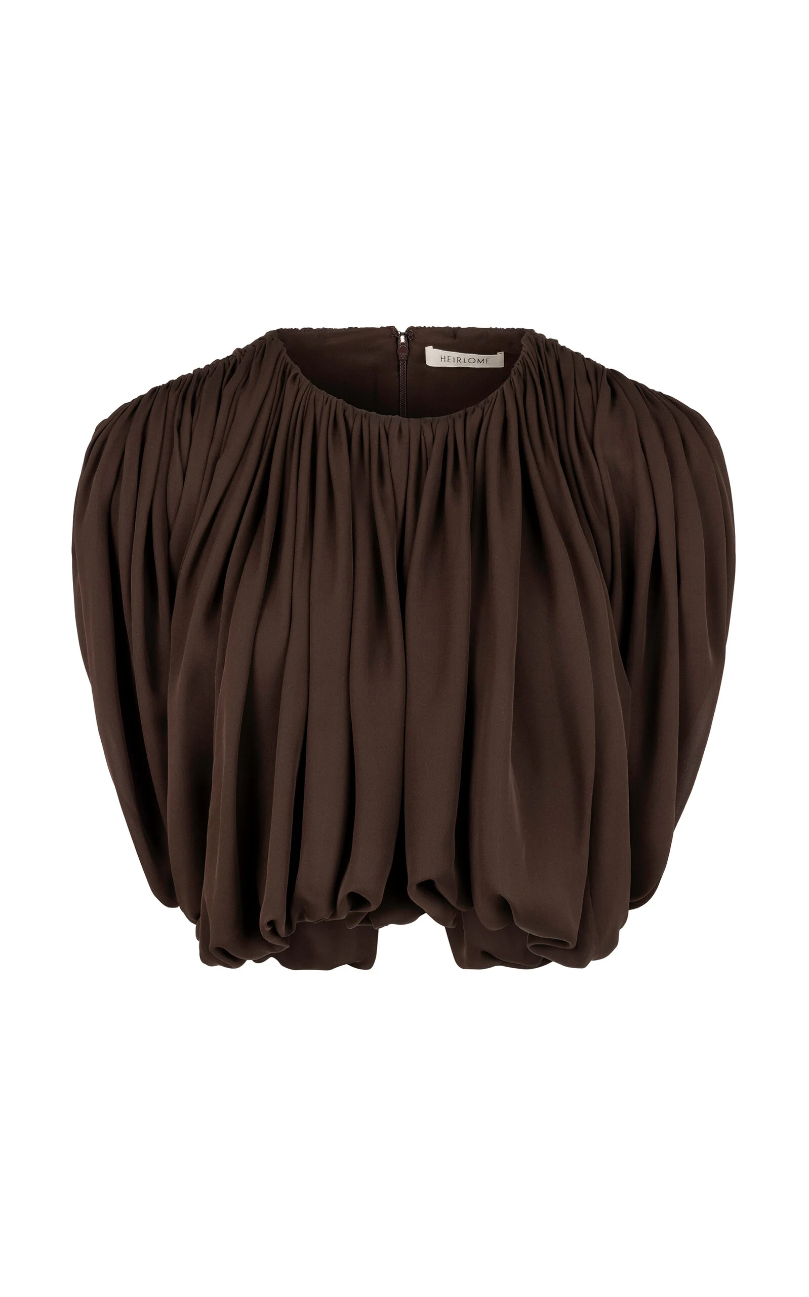 Renata Silk Top brown - 1