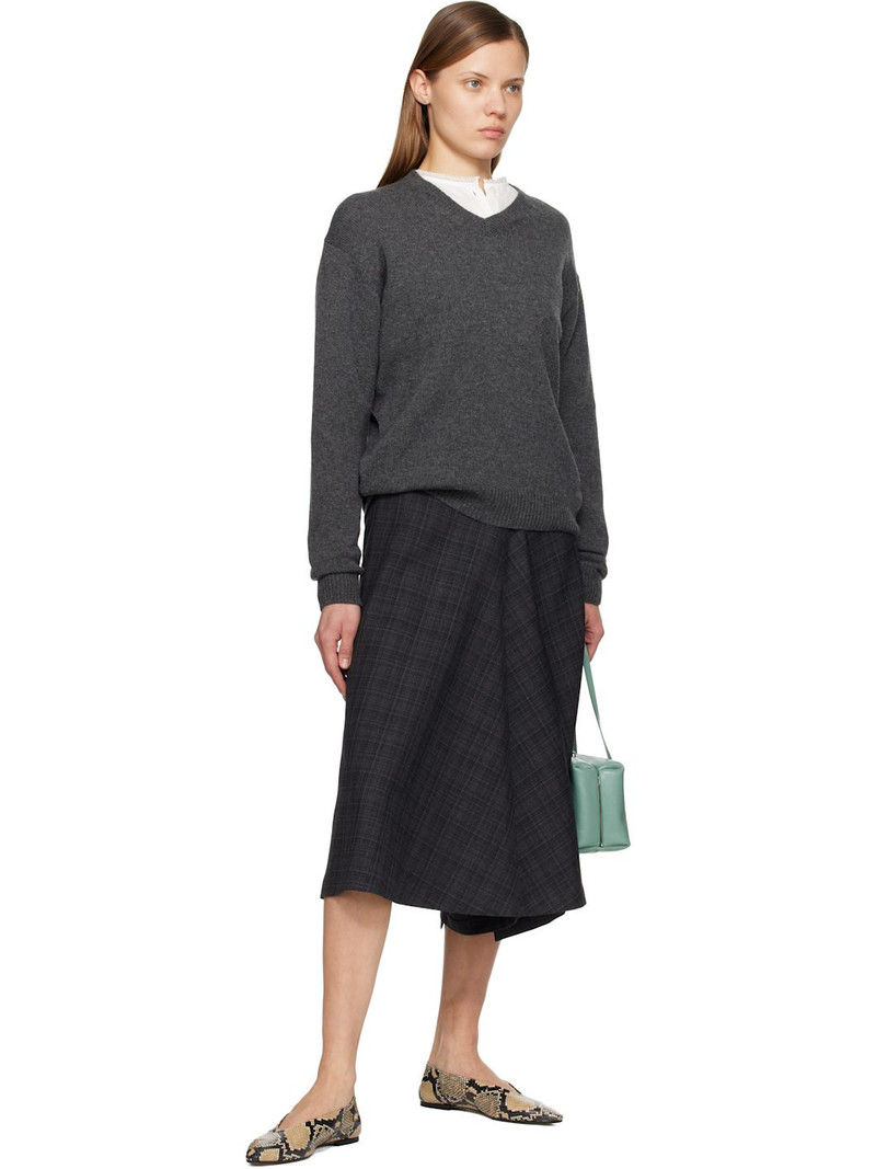 Aeyde Black & Beige Betty Square-Toe Ballerina Flats outlook