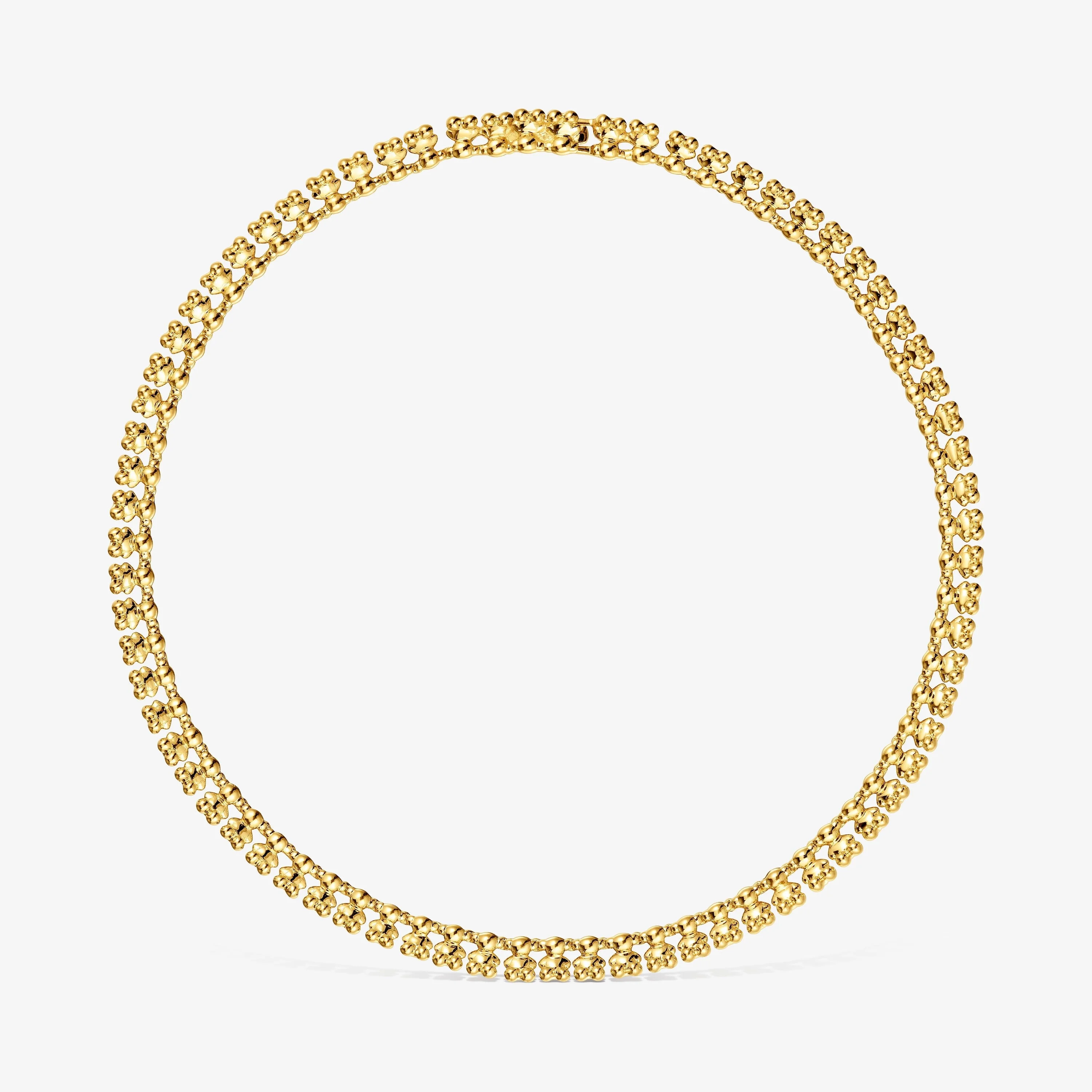 Short 18K gold vermeil Necklace with bear motifs Bold Bear - 1