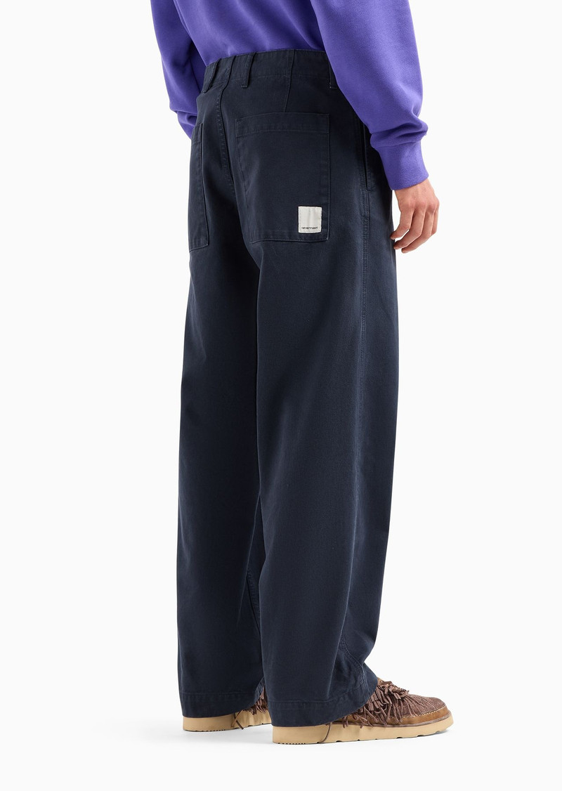 Emporio Armani Sustainability Values Capsule Collection organic bull trousers 3