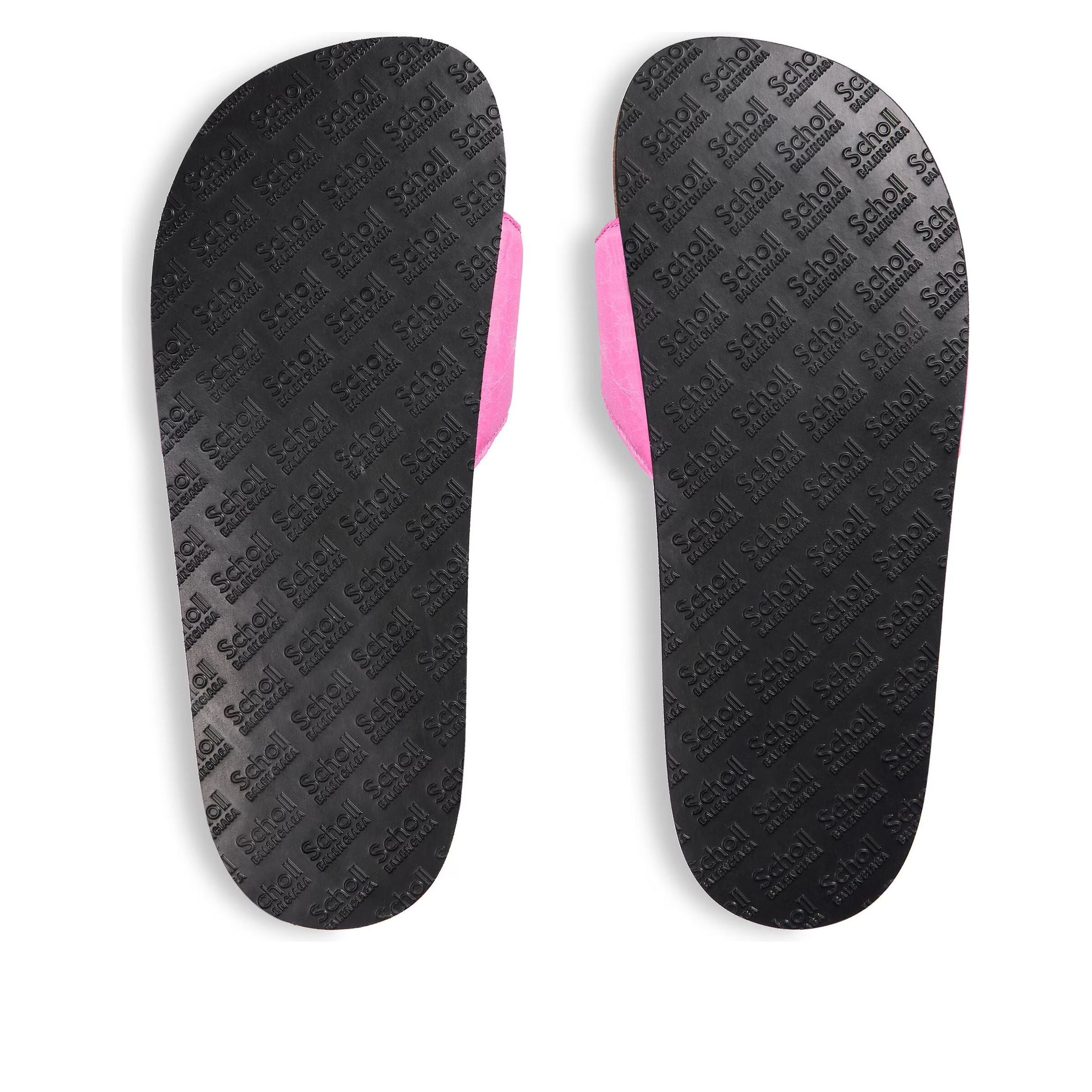 (WMNS) Balenciaga I Scholl Flat Sandals 'Glossy Pink' 827426WAD4V5058 - 6
