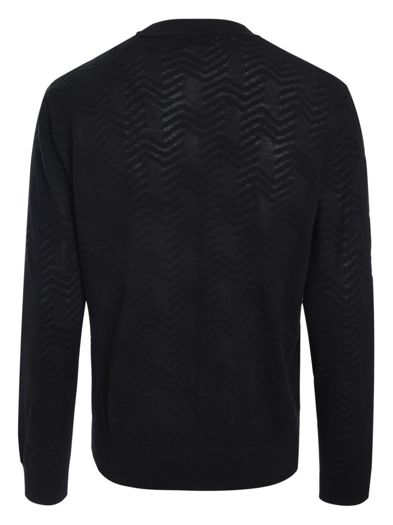 Missoni chevron-knit sweater outlook