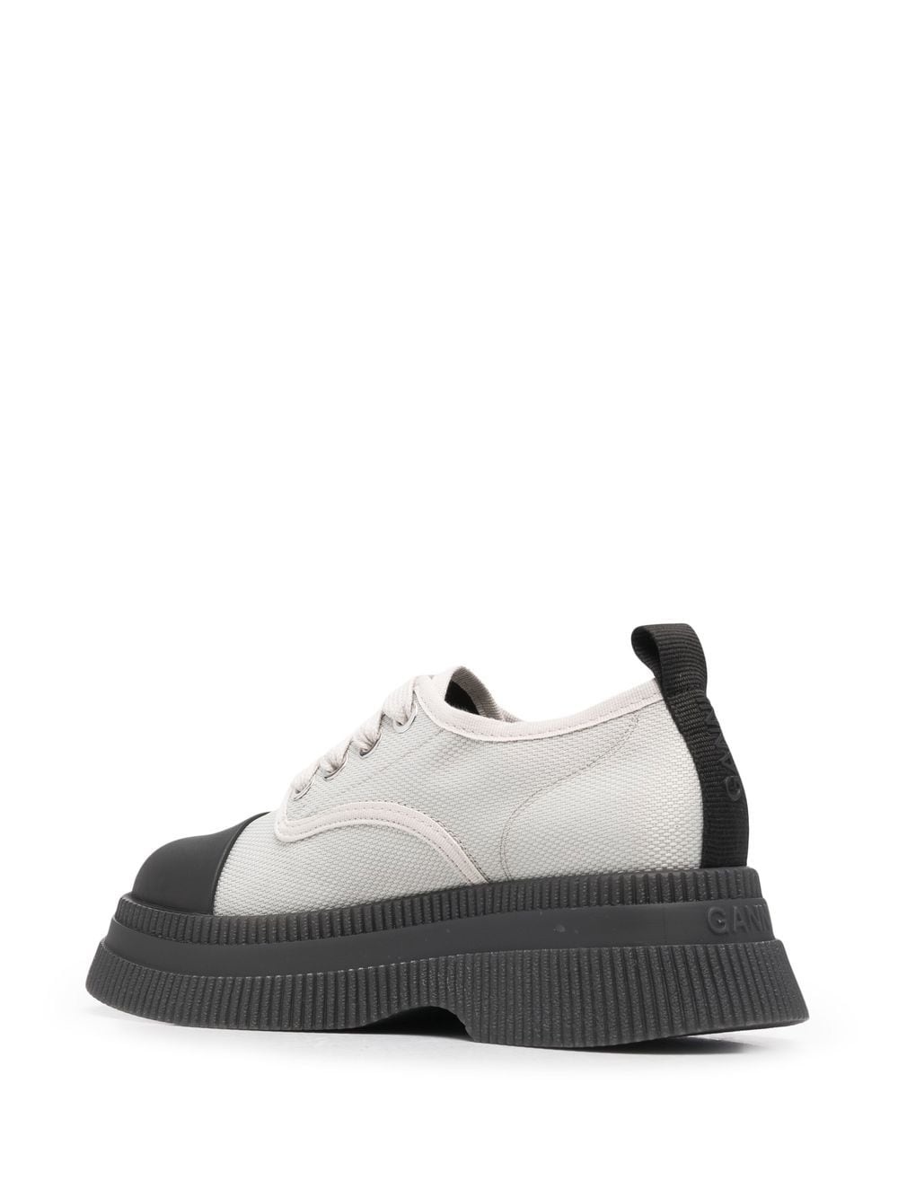 Creepers canvas lace-up Derby shoes - 3