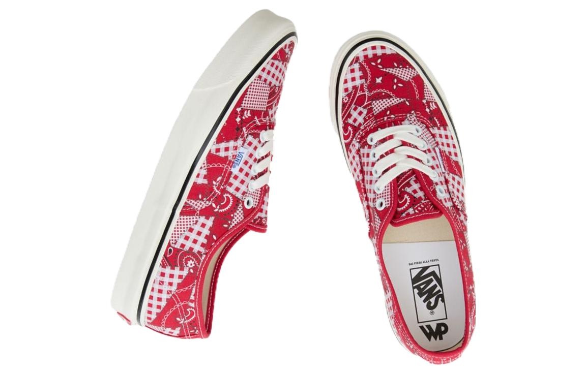 Vans WP x Authentic 44 DX 'Paisley Patchwork - Racing Red' VN0A7Q5CIZQ - 4
