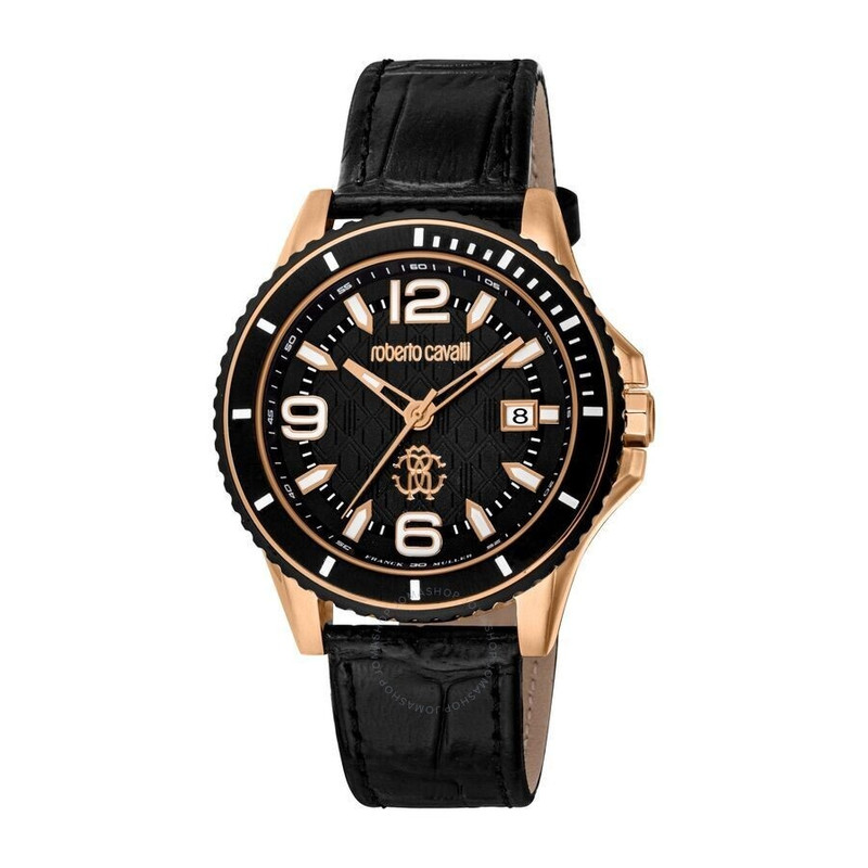 Roberto Cavalli Fashion Watch Quartz Black Dial Men's Watch RV1G217L0031 - 1