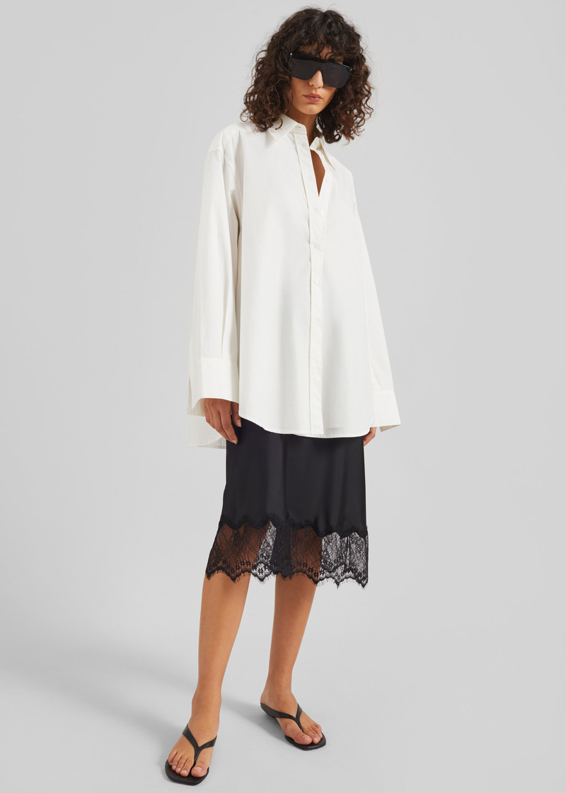 Rosyth Lace Midi Skirt - Black 3