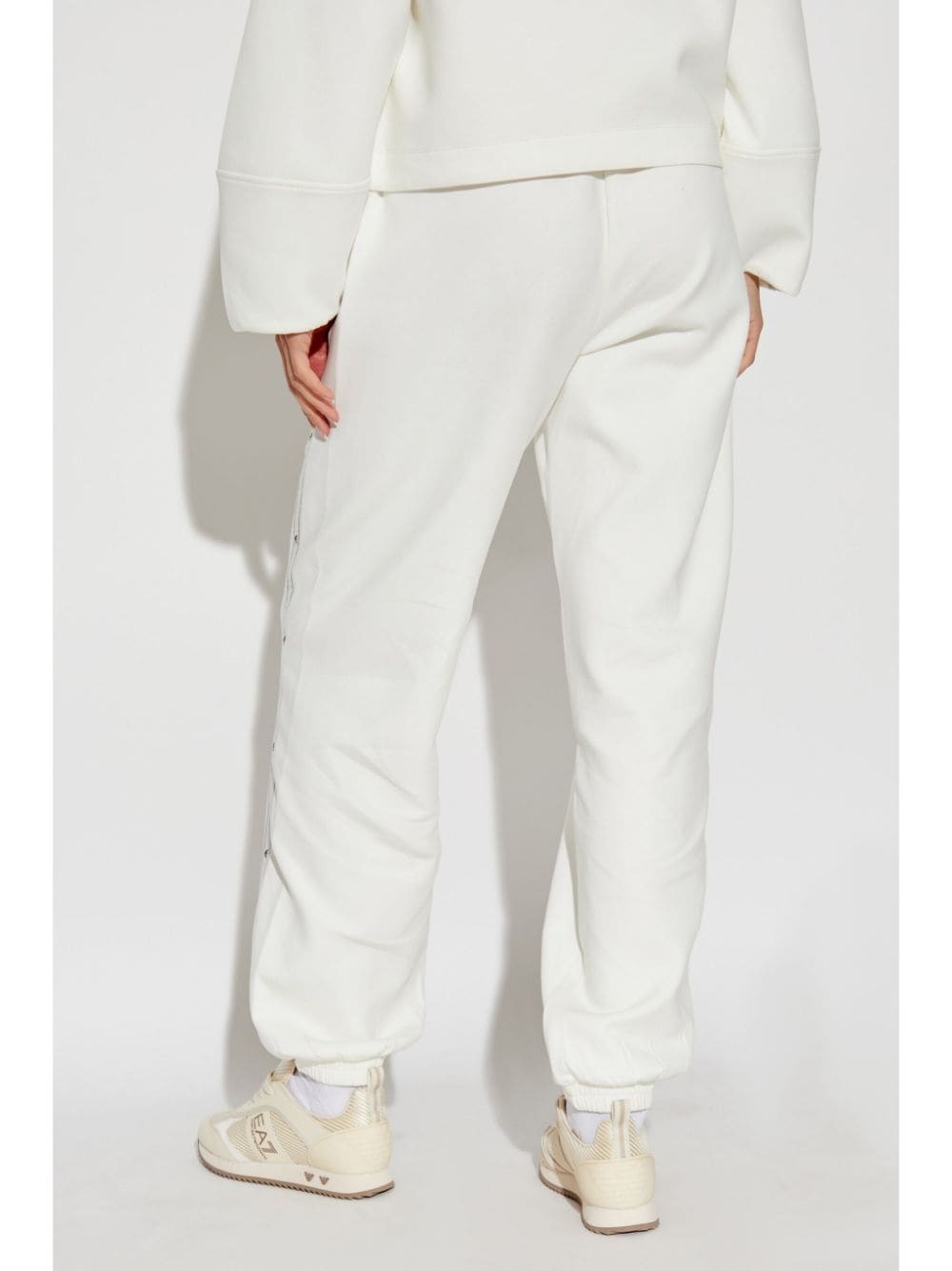 logo-detailed stretch-cotton track pants - 4
