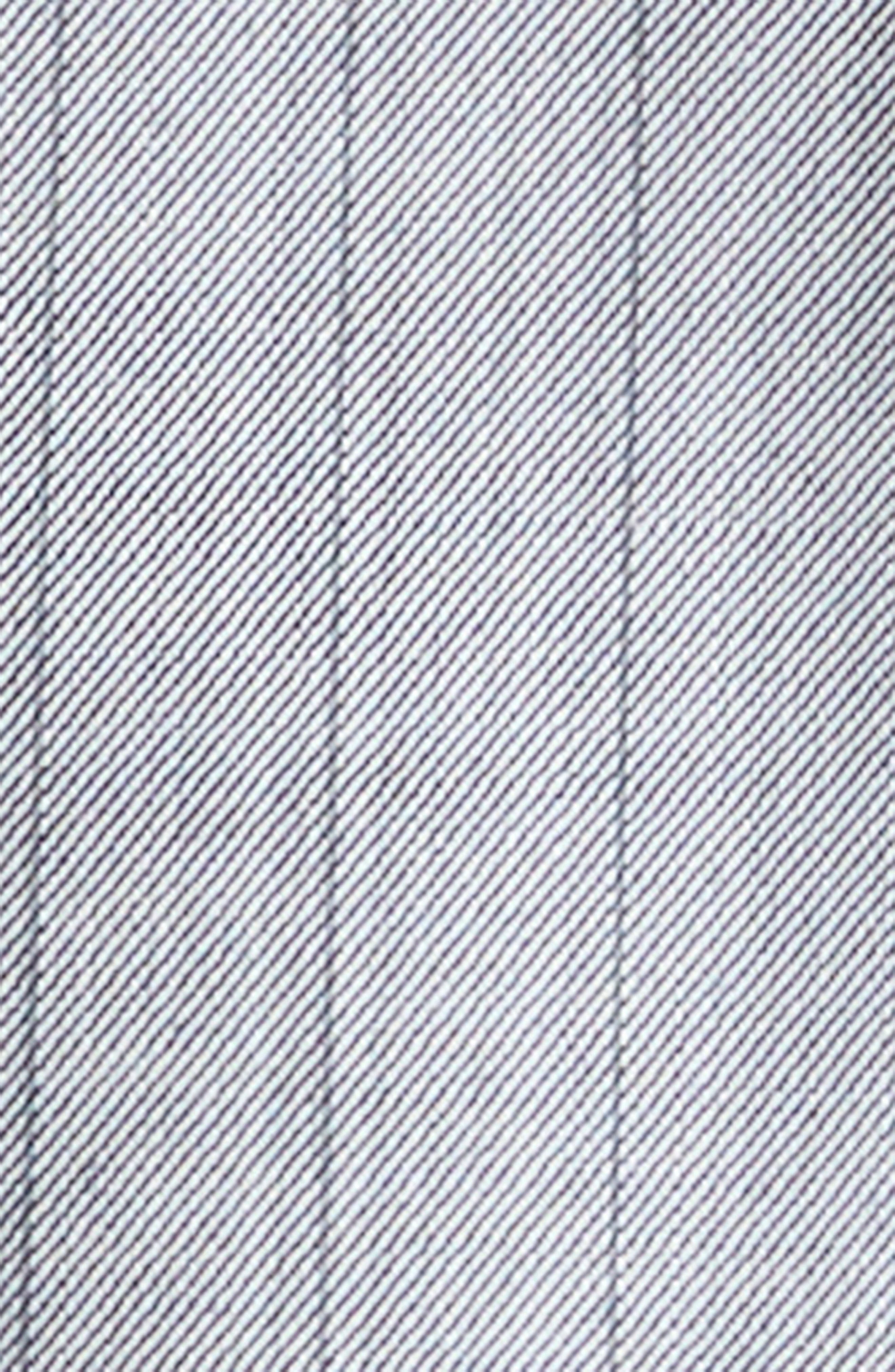 Stella McCartney Pinstripe Single Breasted Stretch Wool Jacket in Grey at Nordstrom - 6