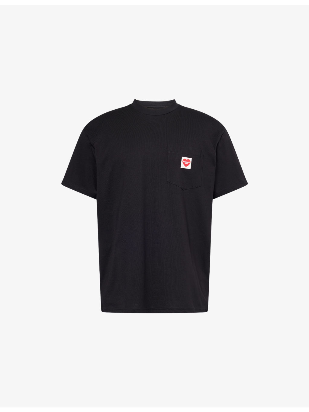 Logo-Patch Patch-Pocket Cotton T-Shirt - 1