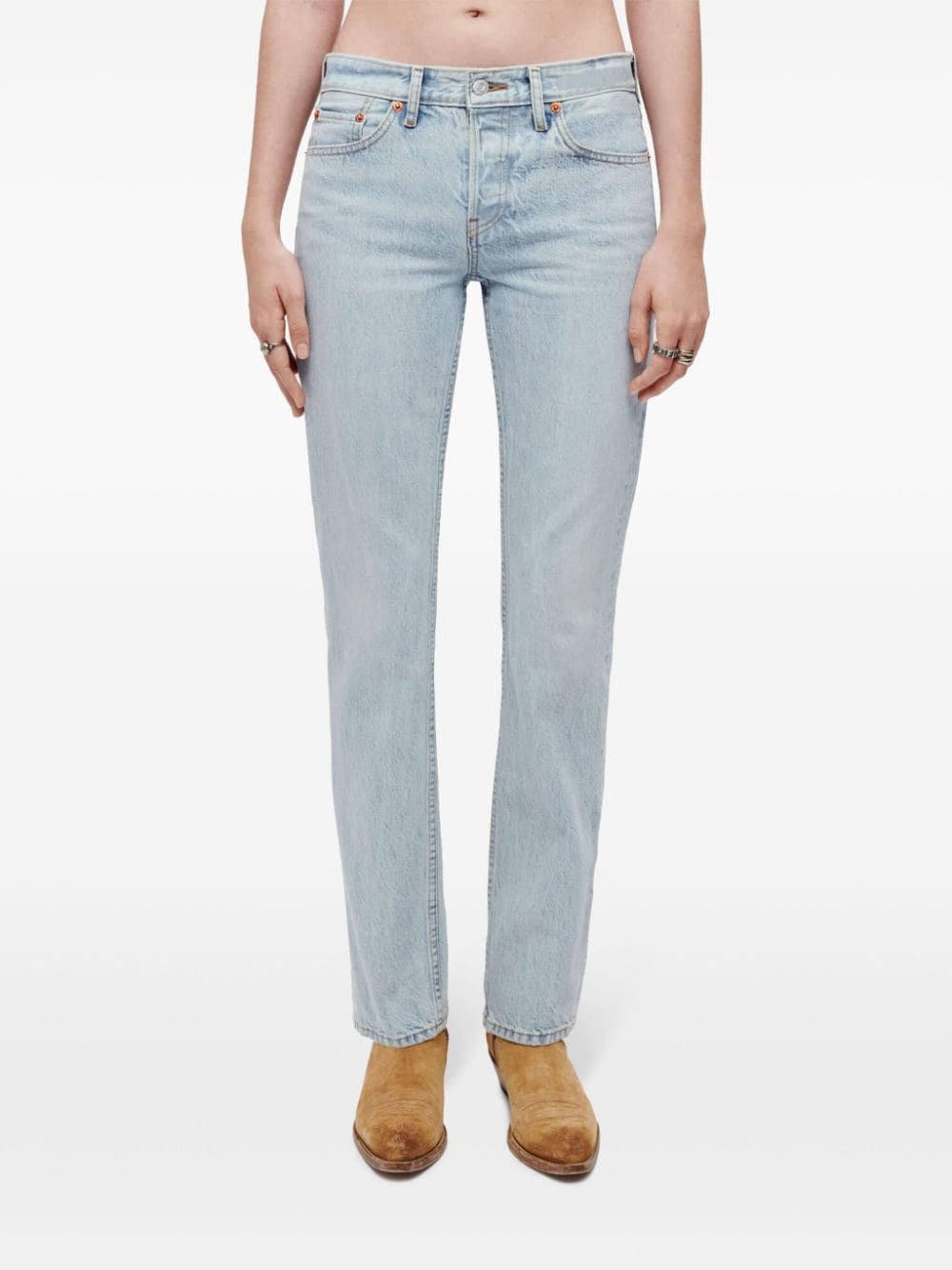 The Anderson mid-rise straight-leg jeans - 3