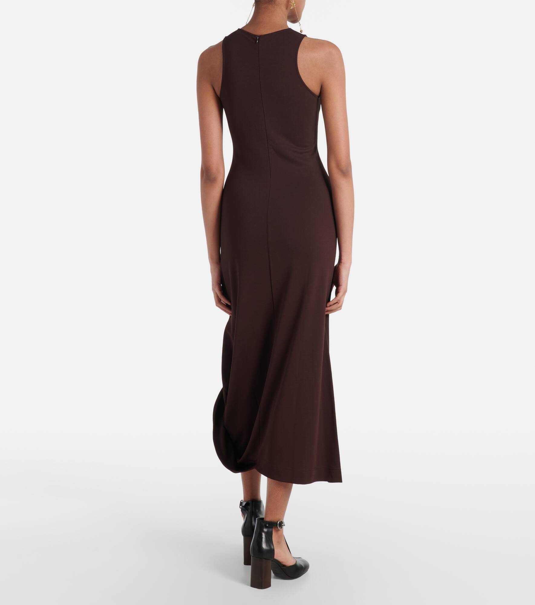 Sleeveless midi dress - 3