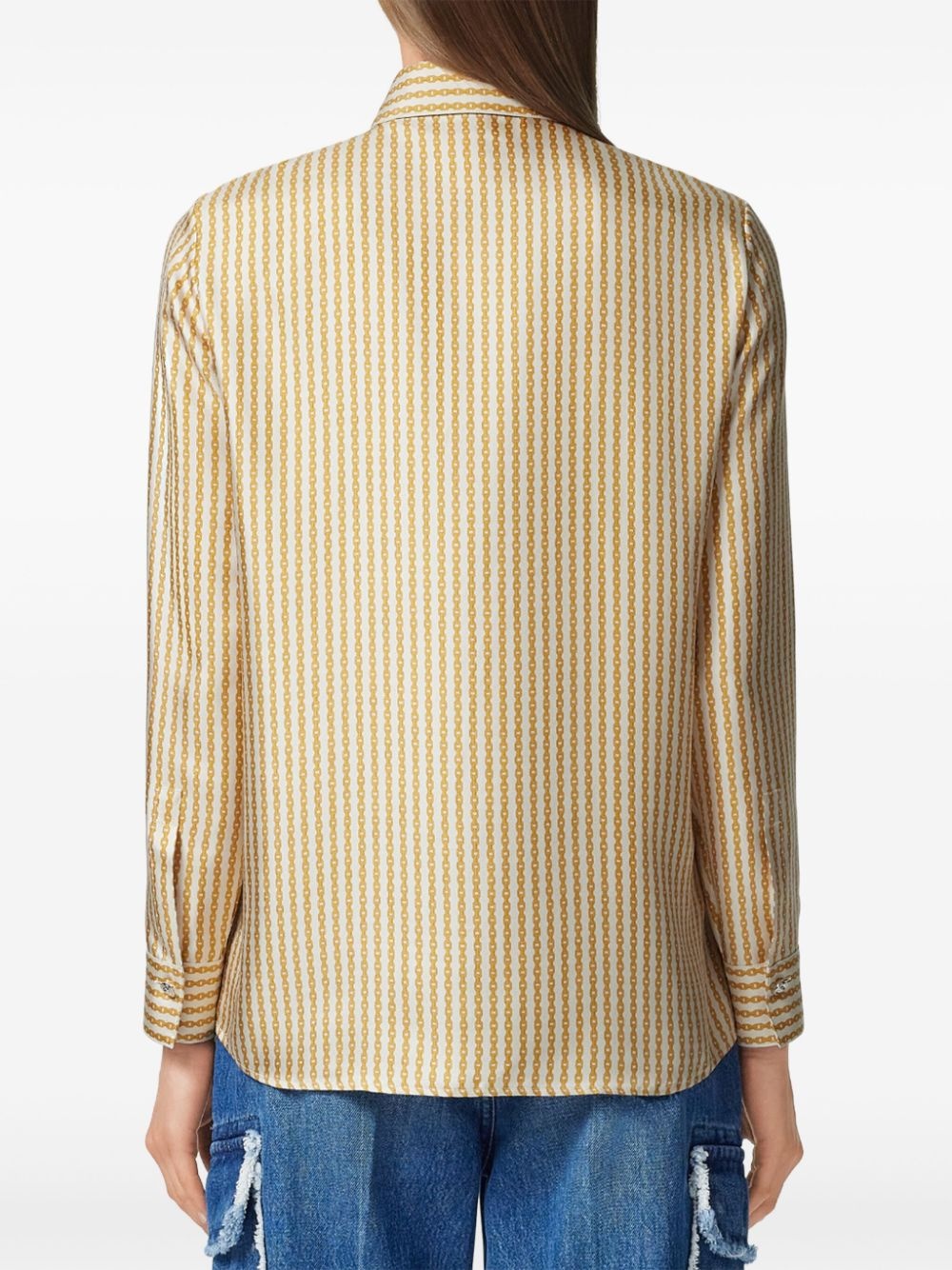 chain-print shirt - 3