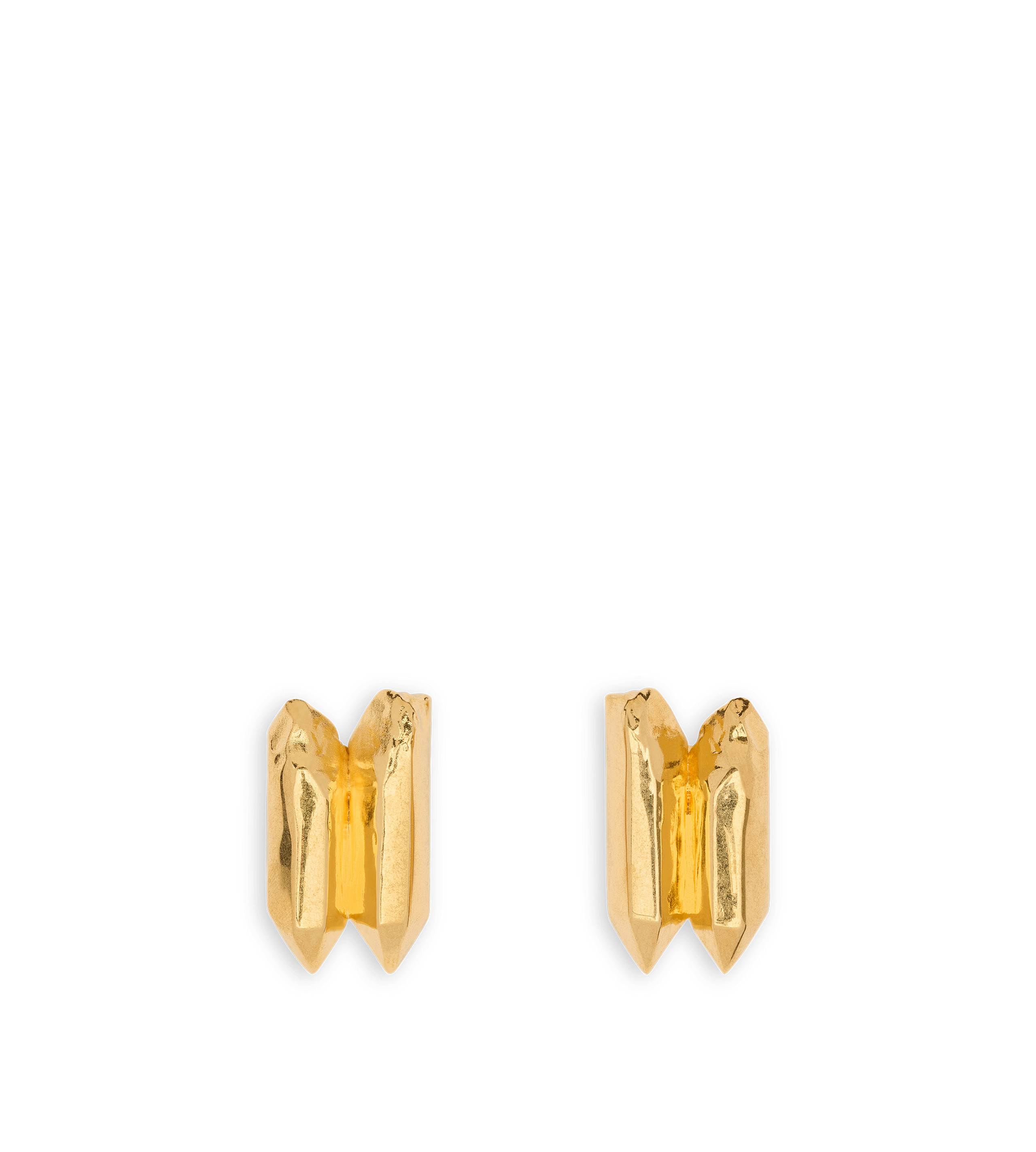 BRASS ATHENA EARRINGS - 1