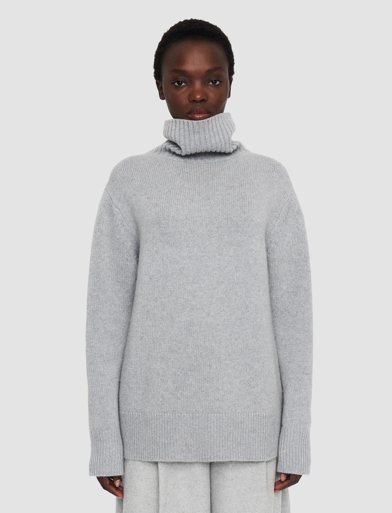 Luxe Cashmere High Neck Jumper - 3