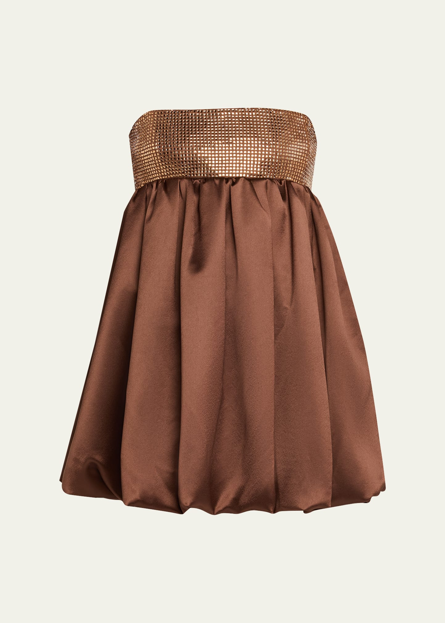 Delfina Strapless Bubble Mini Dress - 1