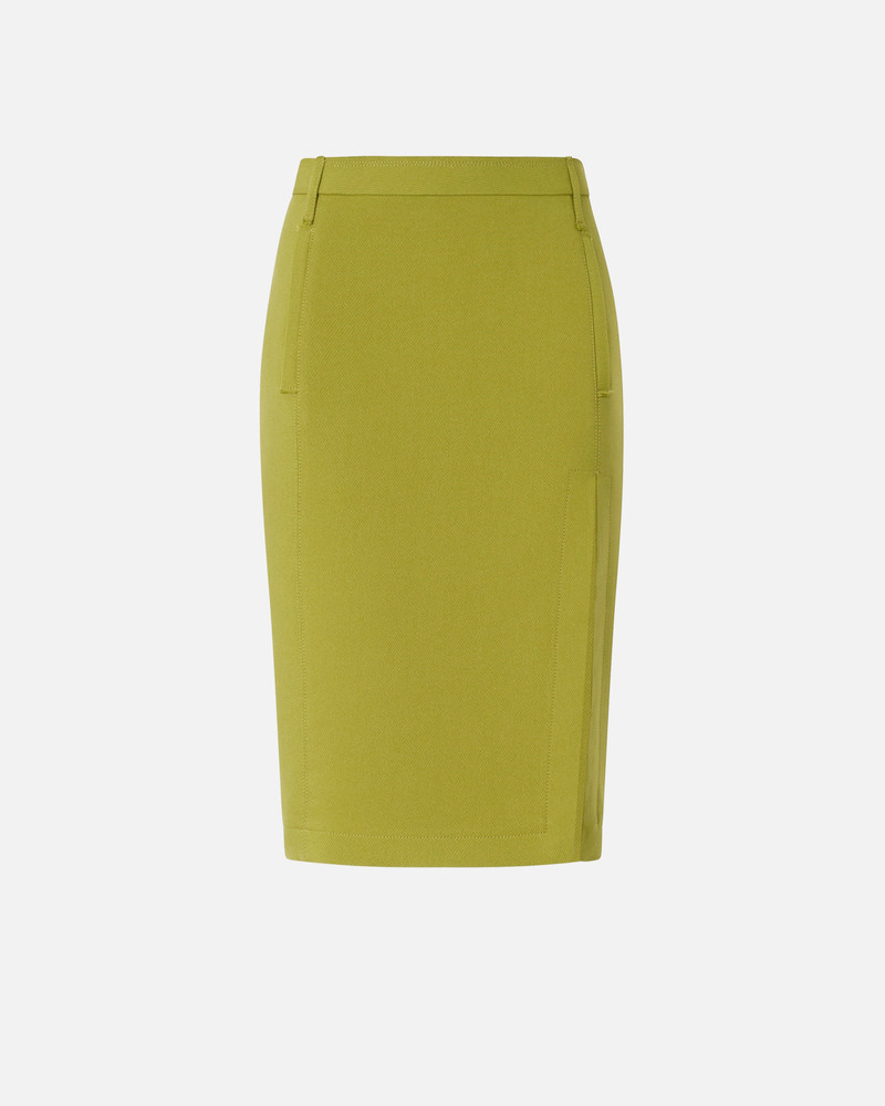 SLIM-FITTING CALF-LENGTH SKIRT WITH SLIT 1
