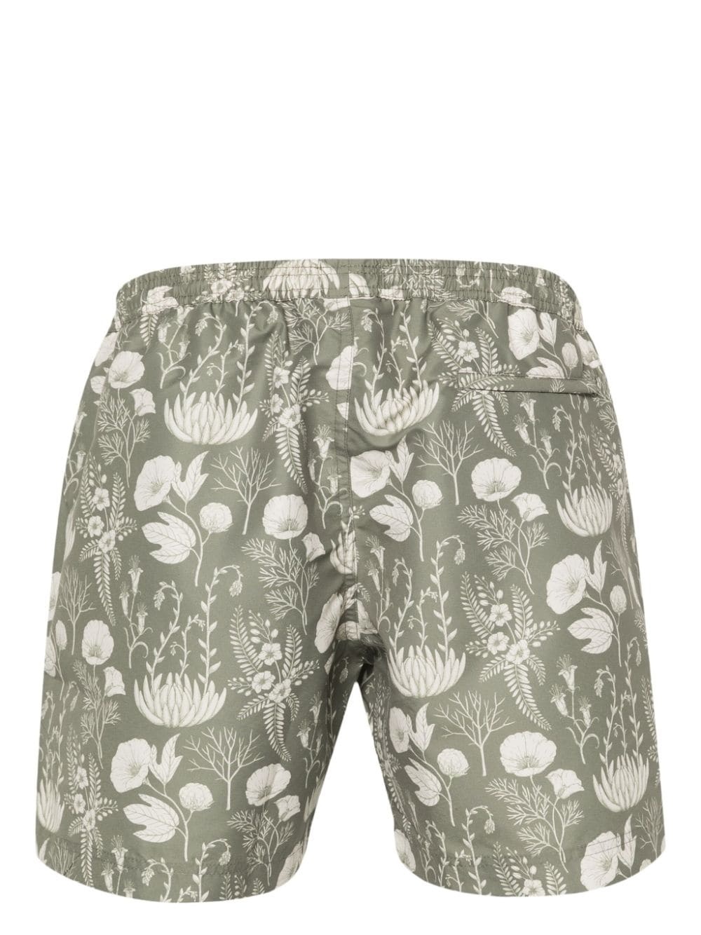 leaf-print swim shorts - 2