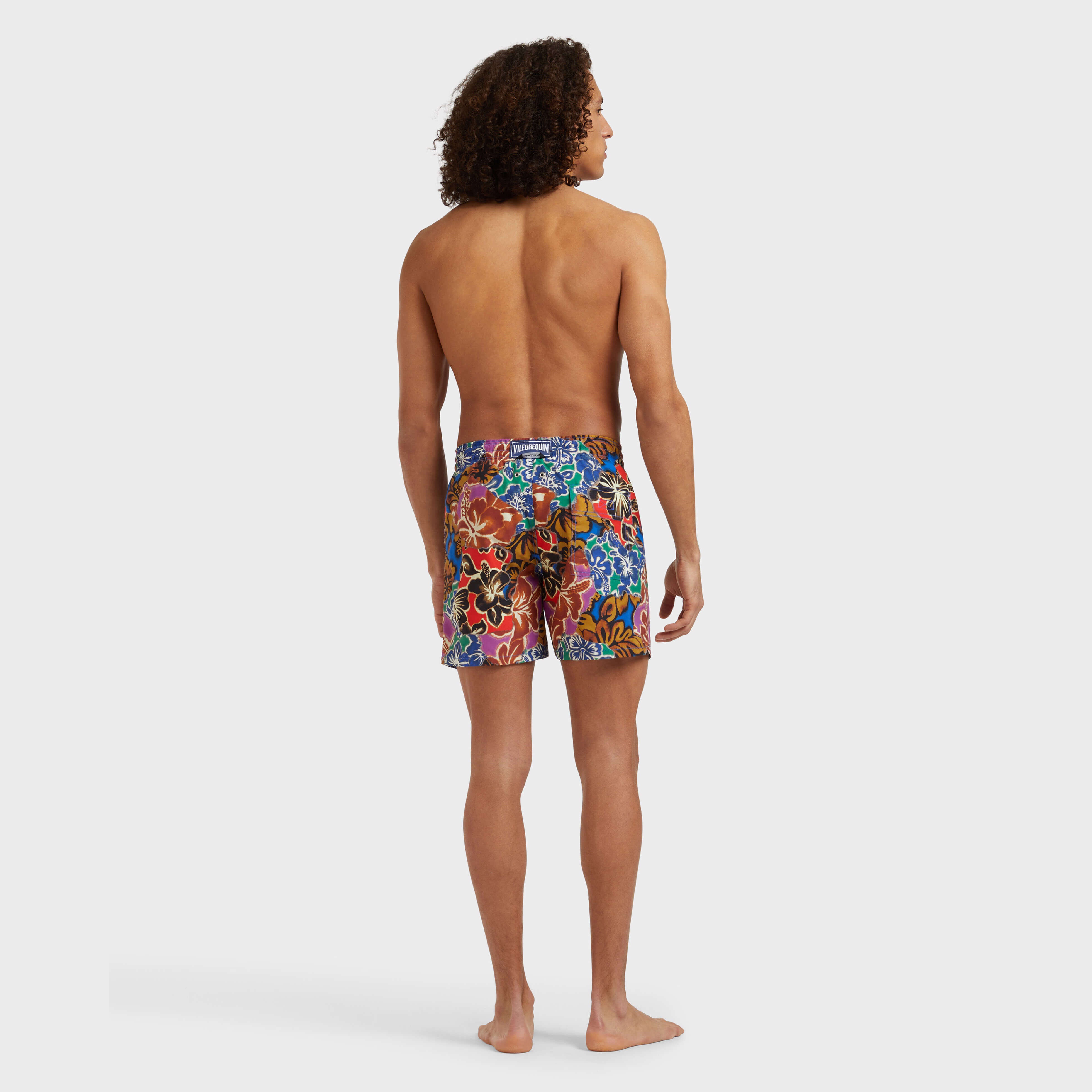 Men Swim Trunks Hawain Patchwork - VBQ x Palm Angels - 4
