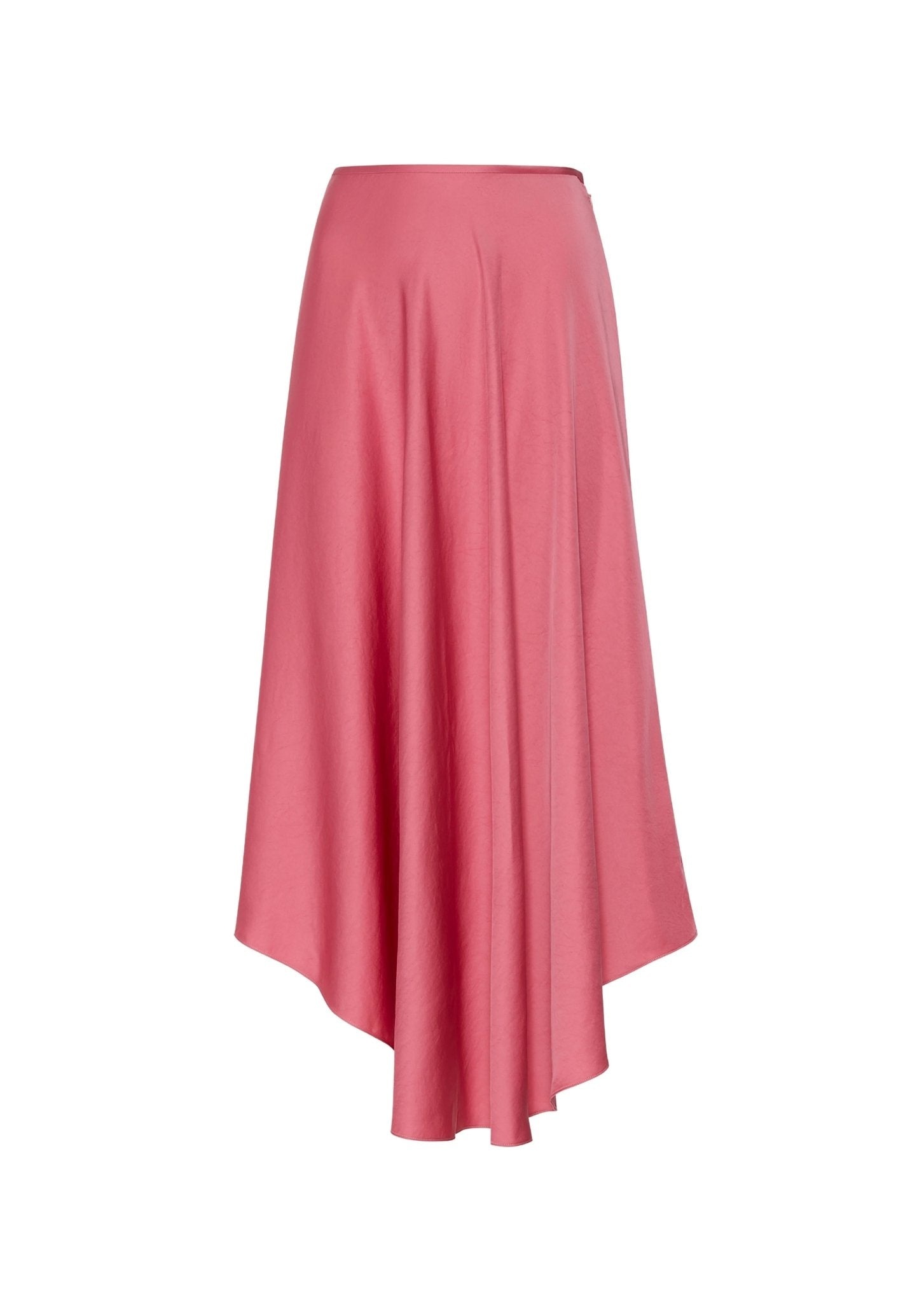 Satin Handkerchief Skirt - 1