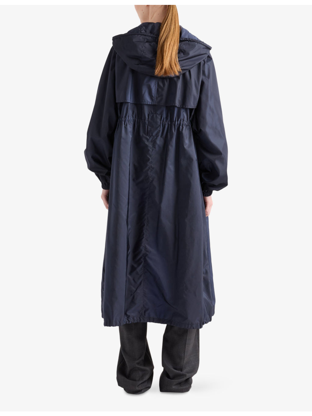 Drawstring-Hood Regular-Fit Shell Coat - 4