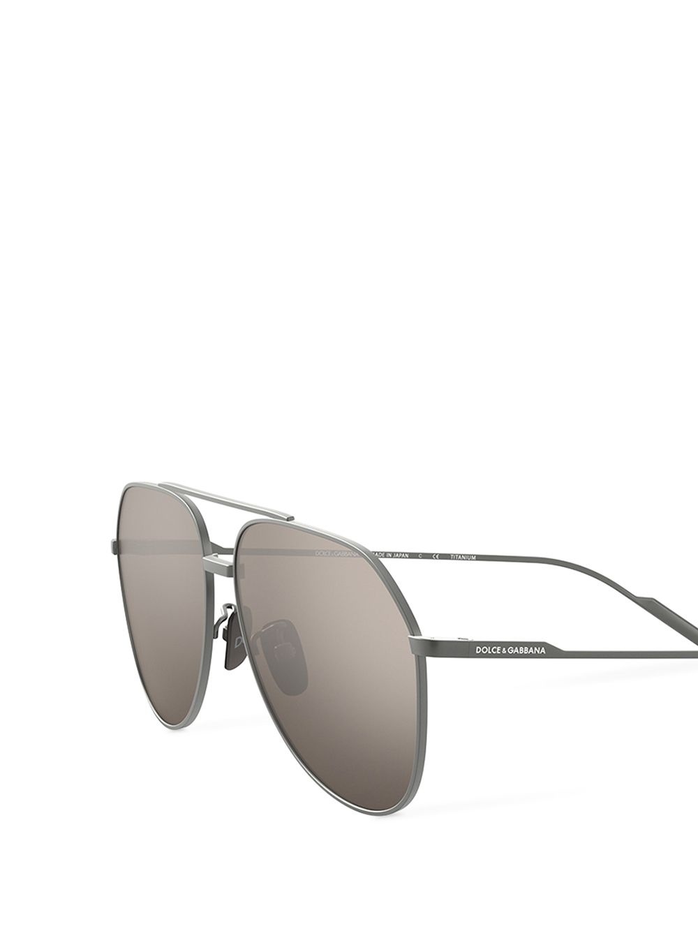 mirrored aviator-frame sunglasses - 3