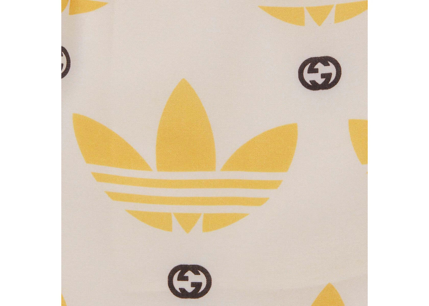 Gucci x adidas Trefoil Print Shorts Ivory/Black - 2
