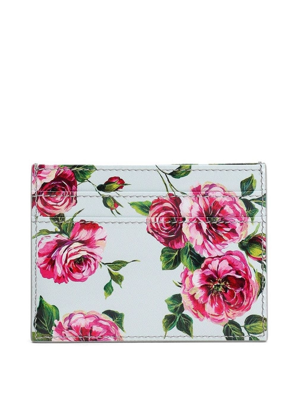 floral-print cardholder - 2