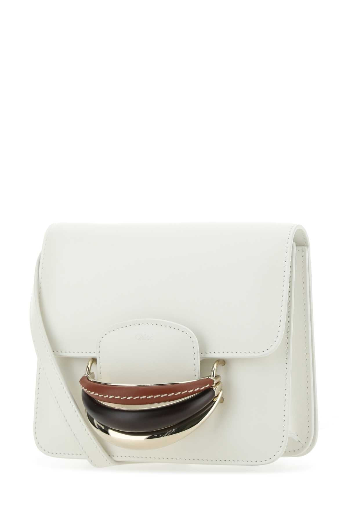 Chloe Women Ivory Leather Kattie Clutch - 2