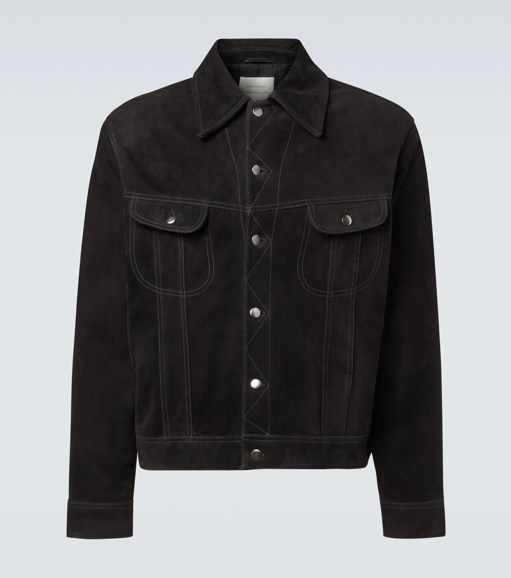 x Aaron Levine Boston suede jacket - 1
