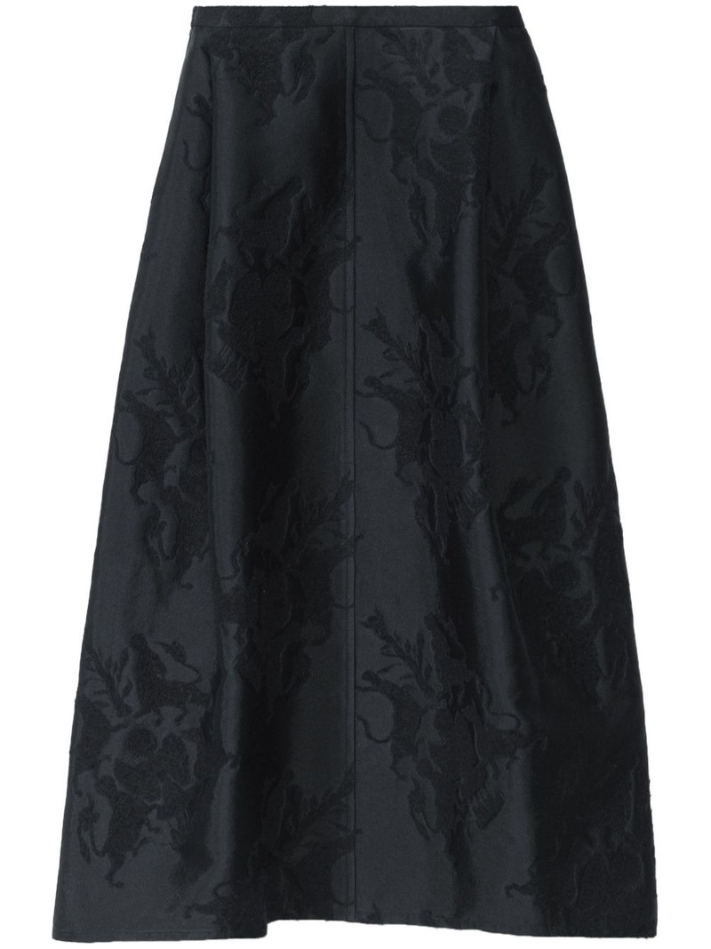 jacquard midi skirt 1