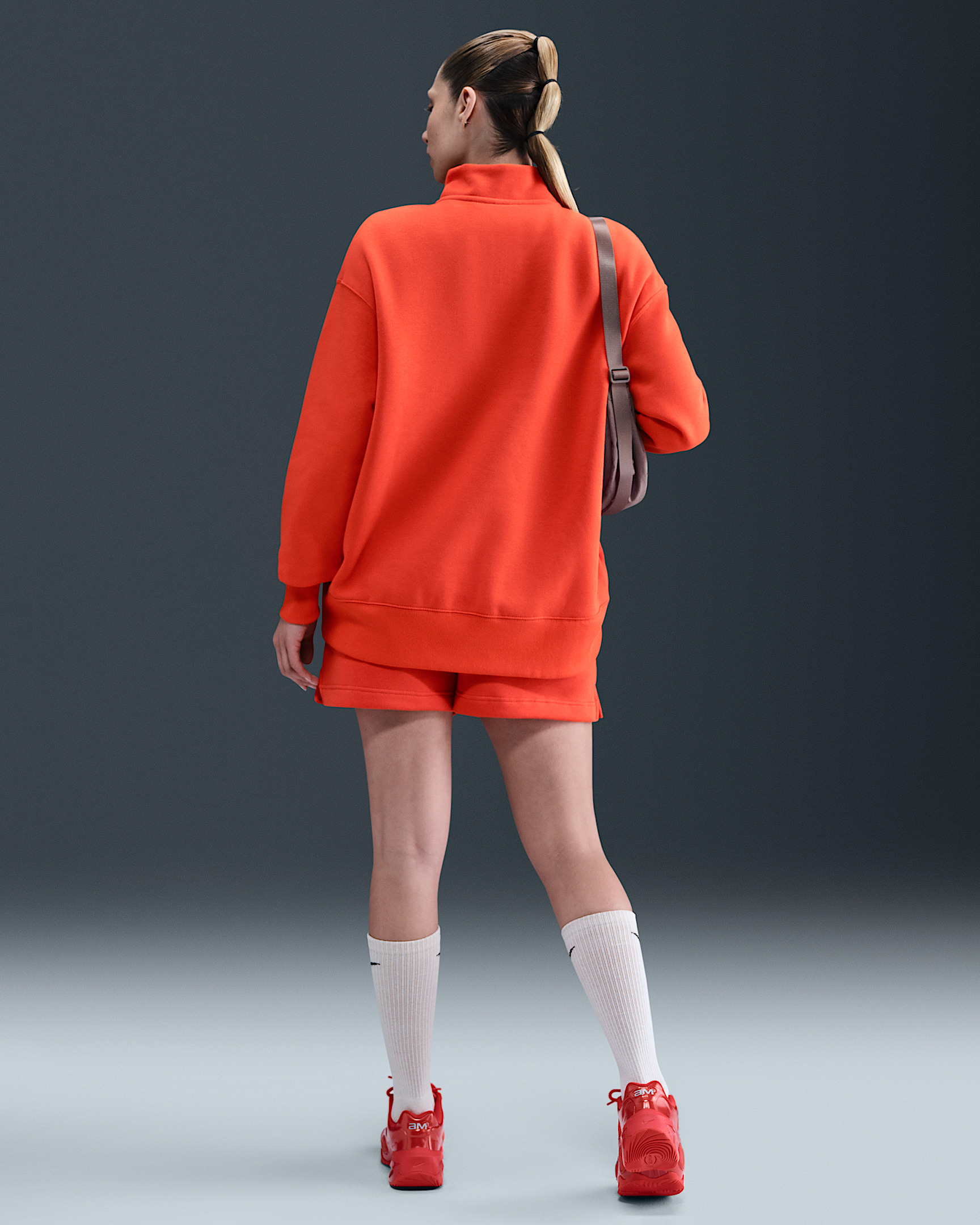 Nike Sportswear Phoenix Fleece Women's Oversized 1/4-Zip Long Sweatshirt - 5