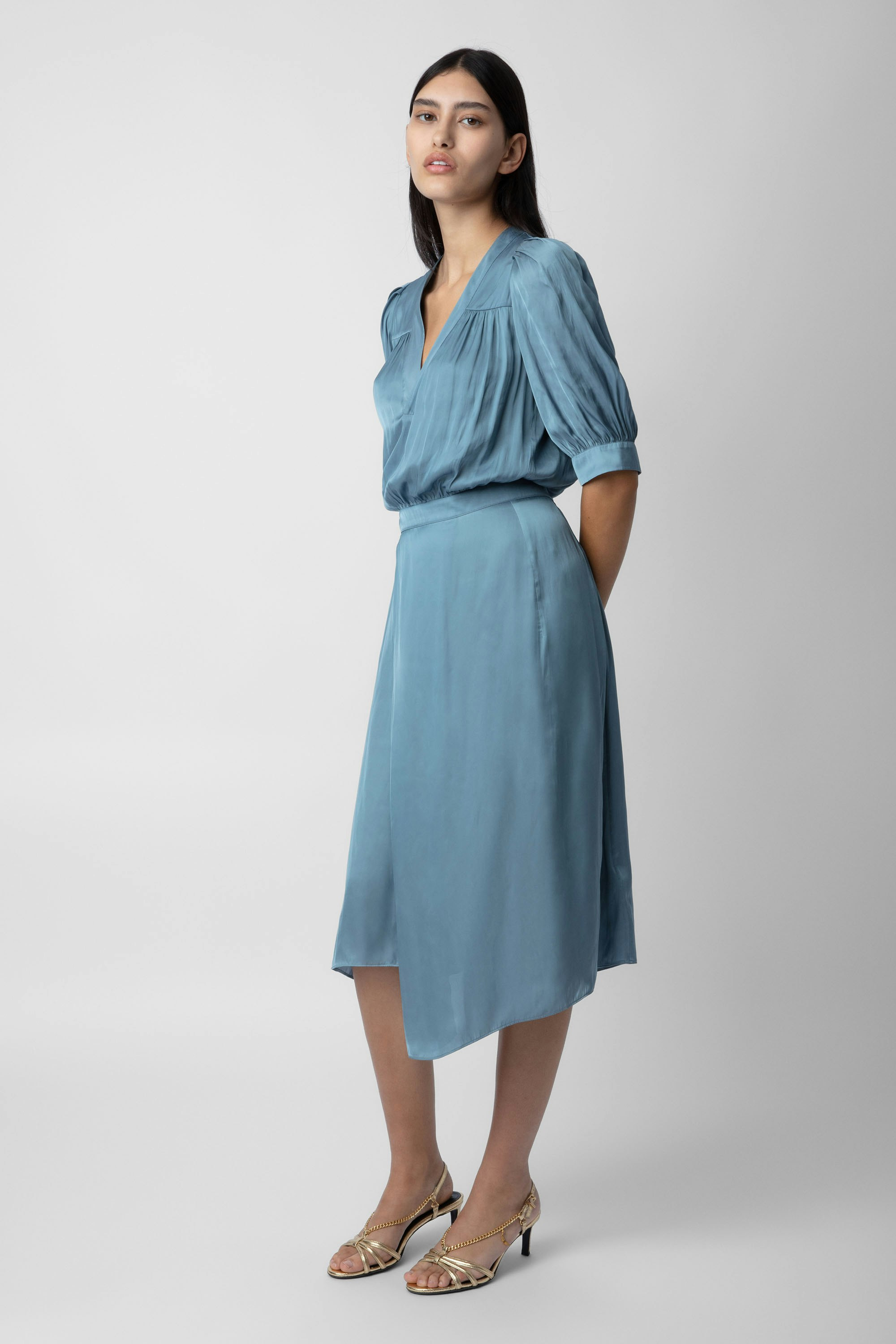Ralia Satin Dress - 5