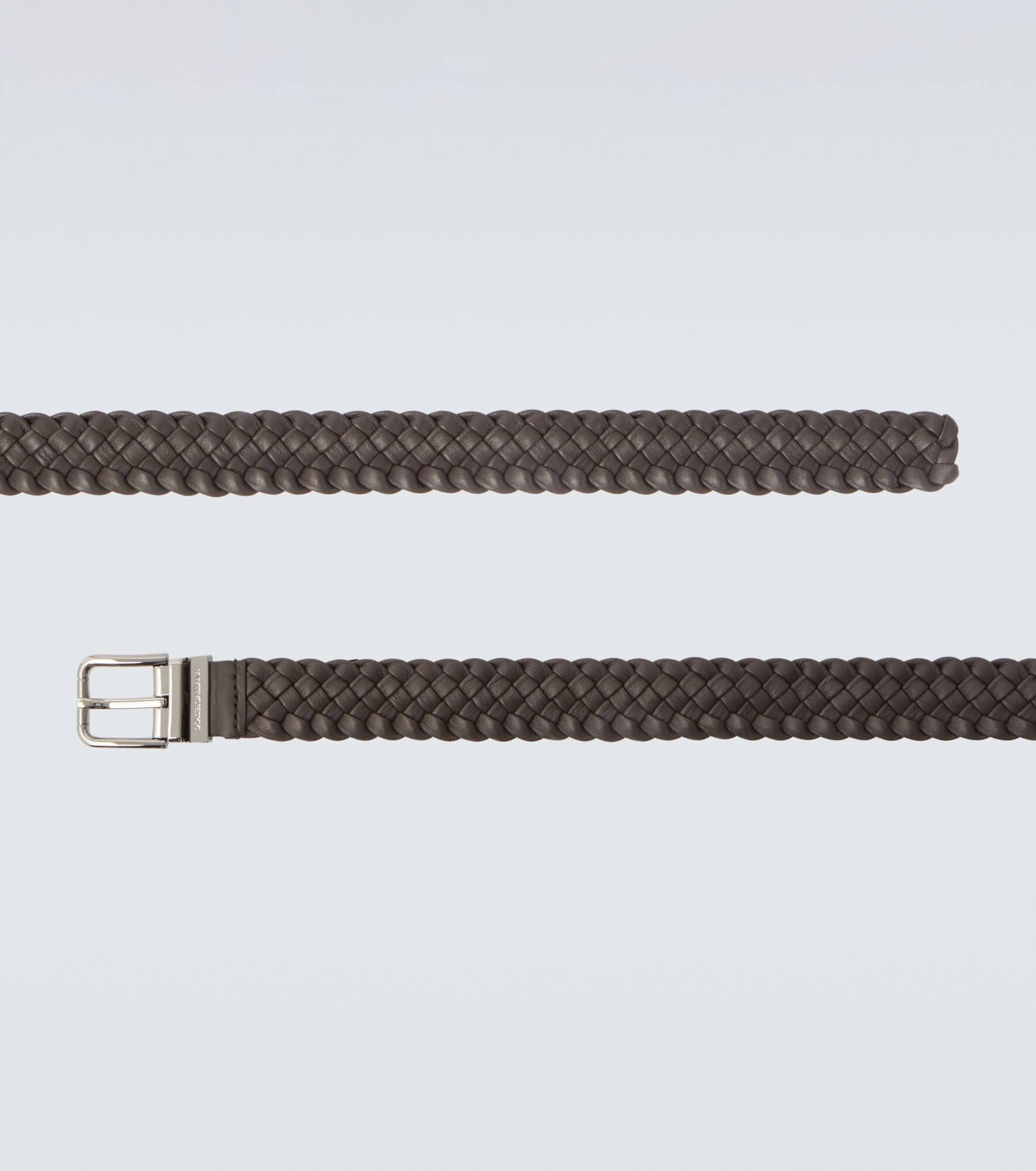Braided leather belt - 4