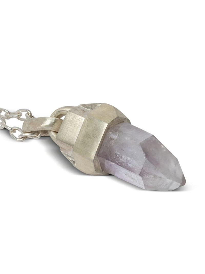 Parts of Four Talisman amethyst pendant necklace outlook