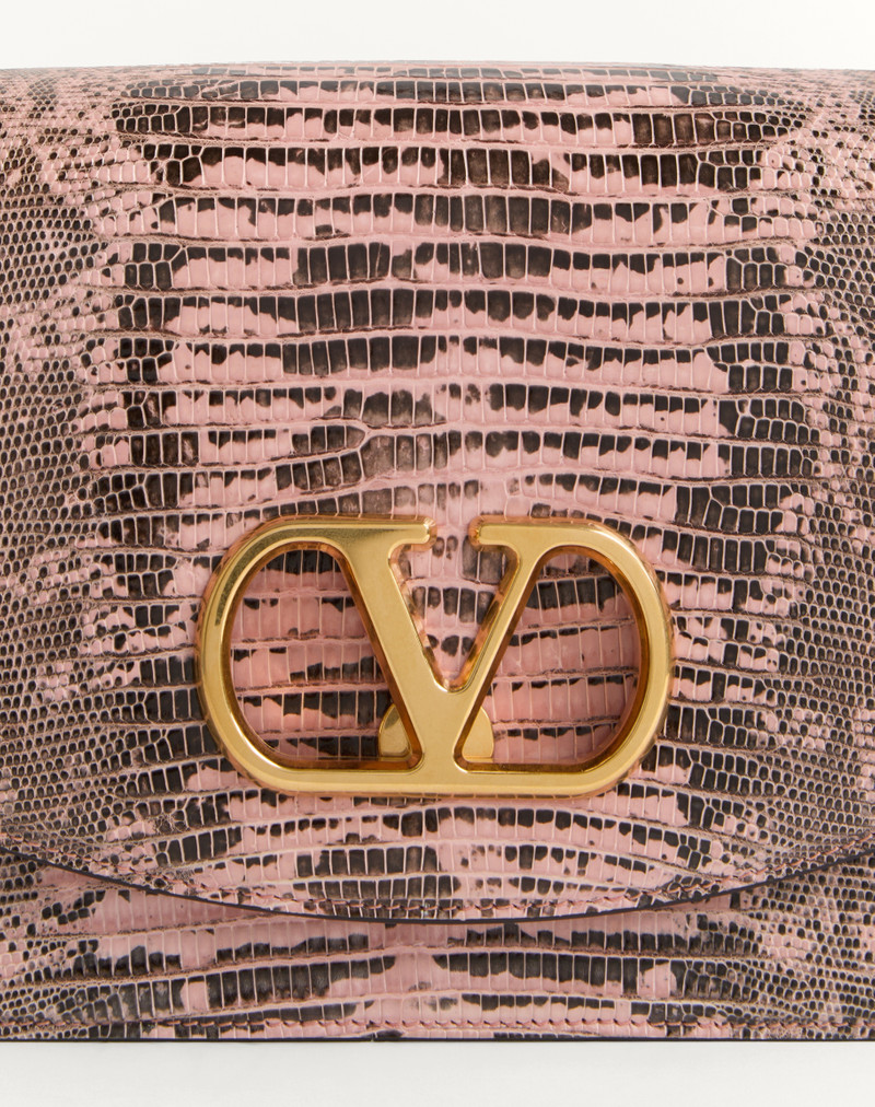 Valentino VALENTINO GARAVANI VAIN SHOULDER BAG IN TEJUS outlook