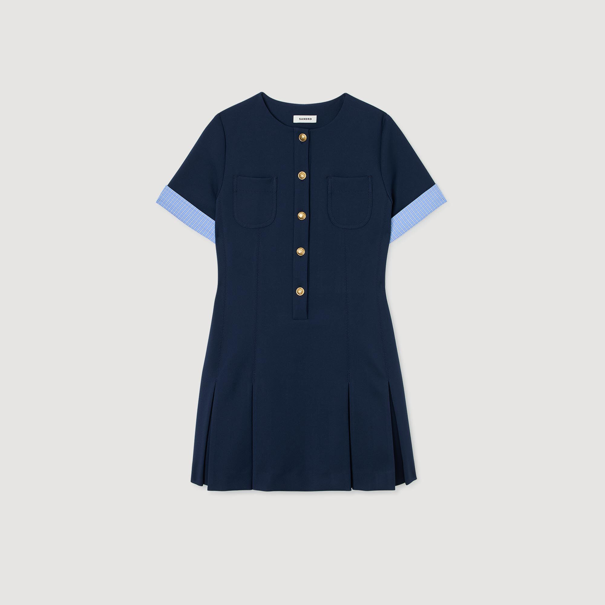 MINI PLEATED DRESS - 6