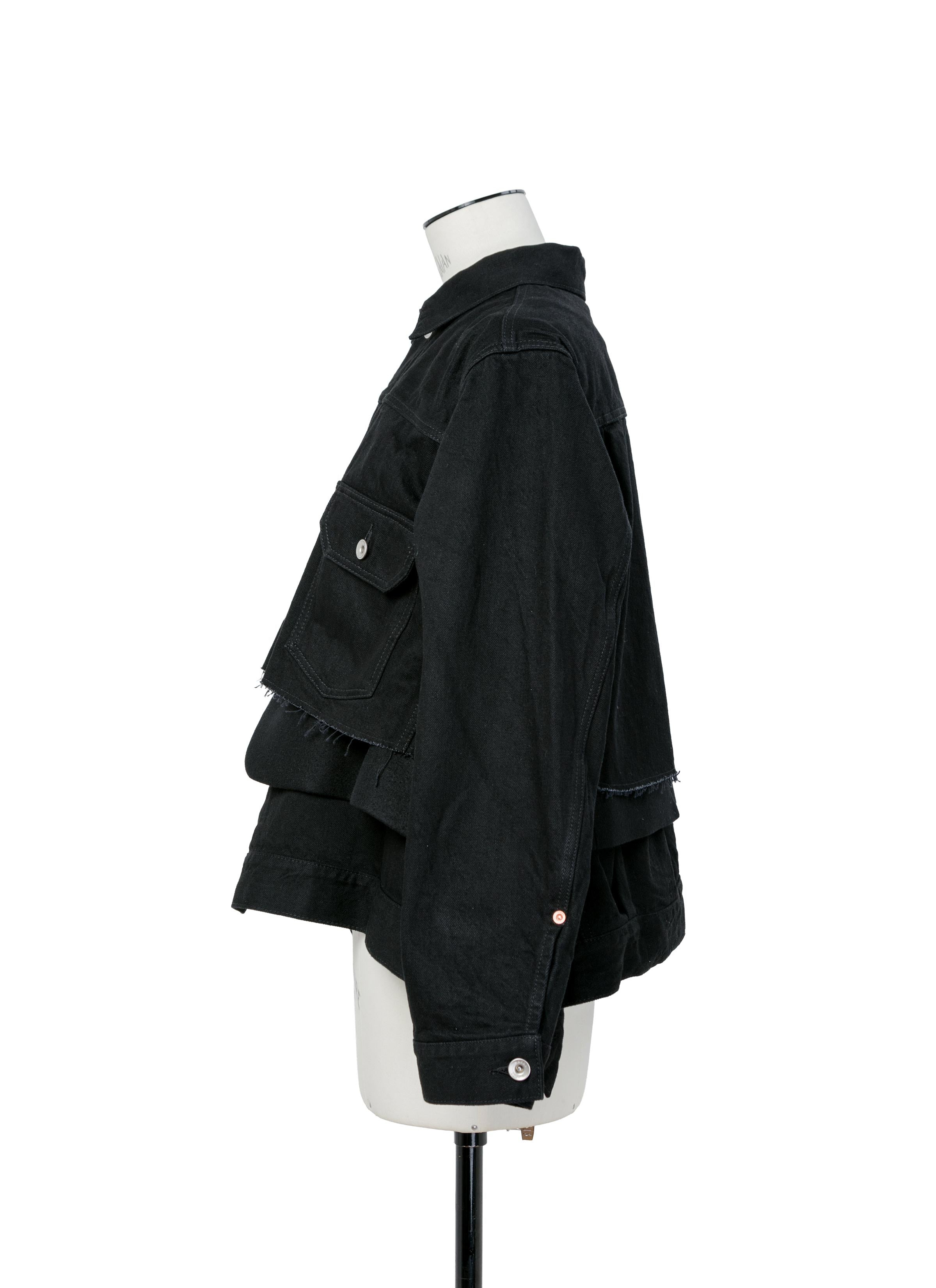 Denim x Wool Melton Jacket - 3