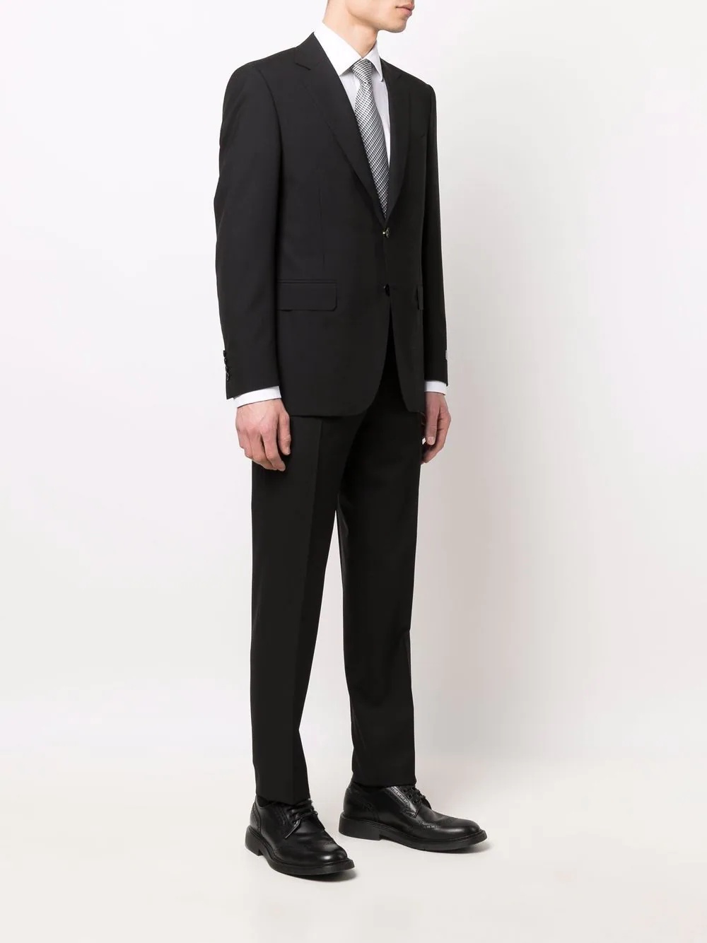 tailored single-breasted suit - 3