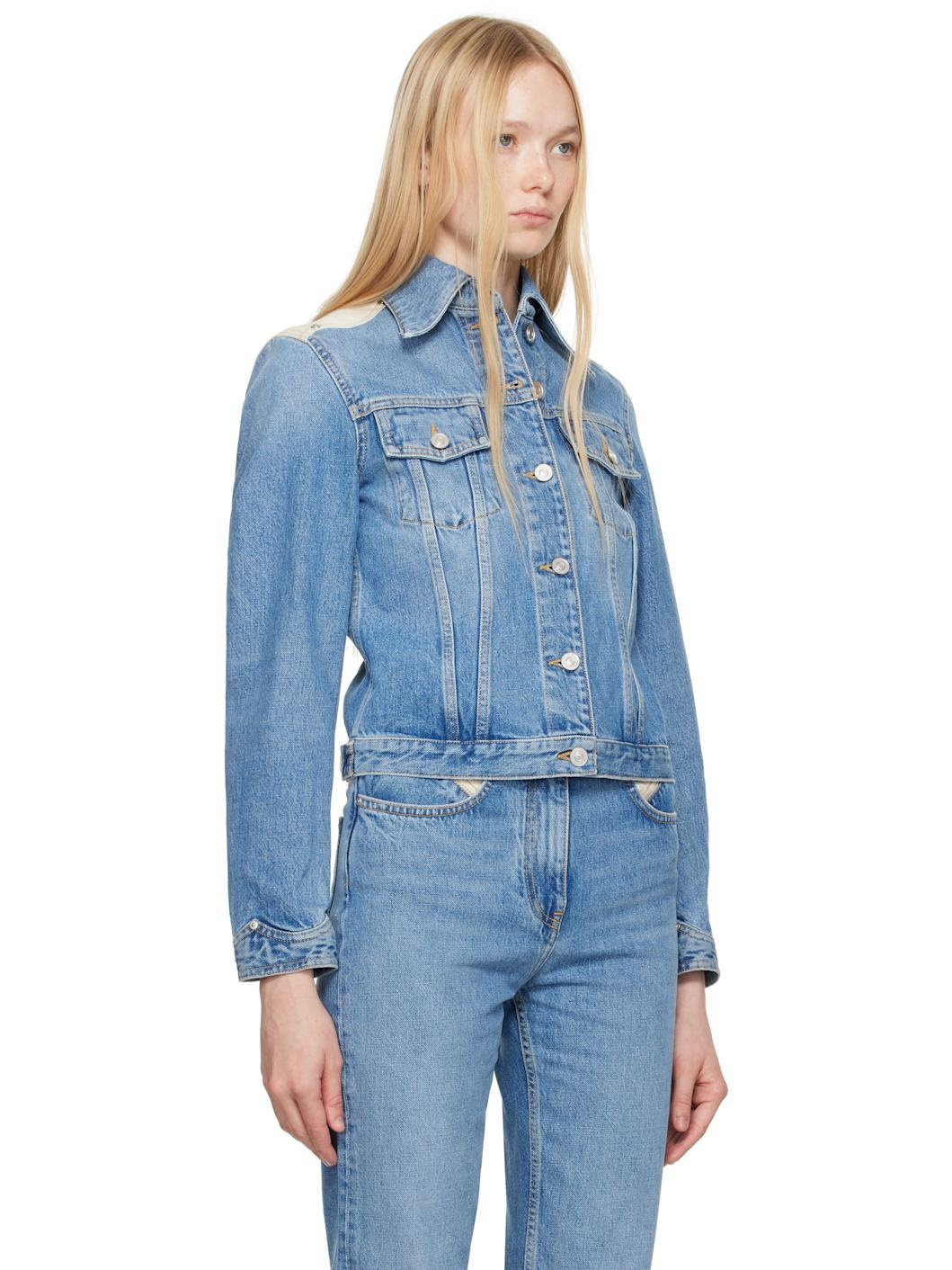 Blue Yoke Denim Jacket - 2