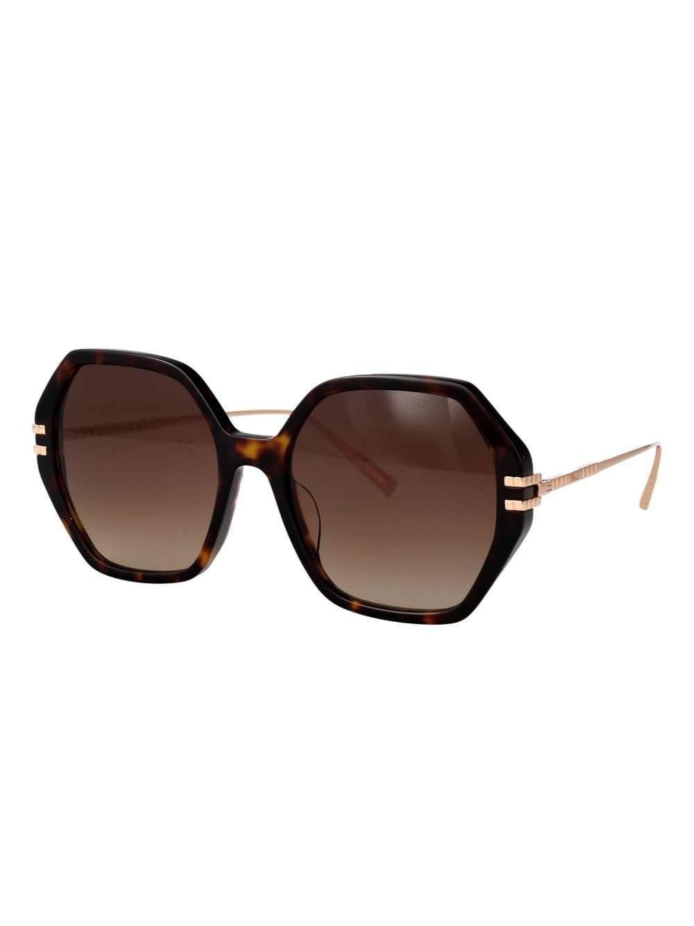 geometric frame sunglasses - 2