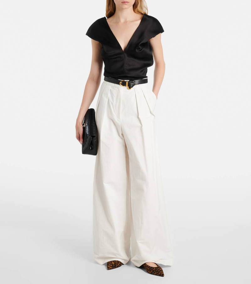 Gianvito Rossi Robbie leopard-print suede slingback flats outlook