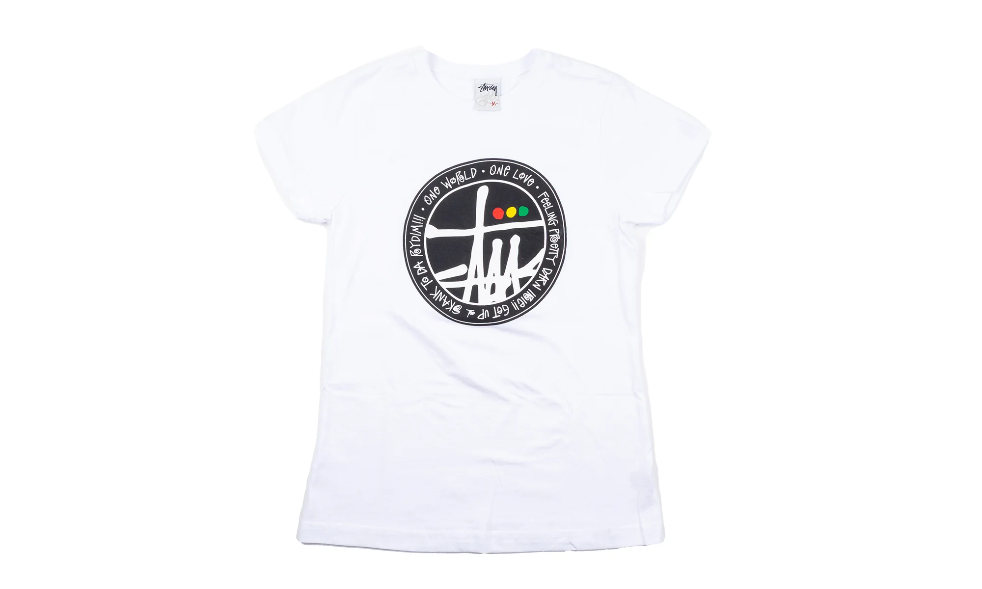 one world one love T-shirt "White" STUS86 - 1