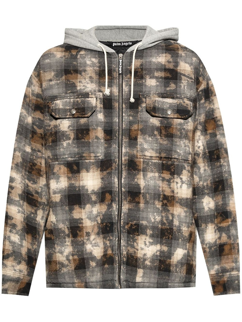 check-pattern shirt jacket 1
