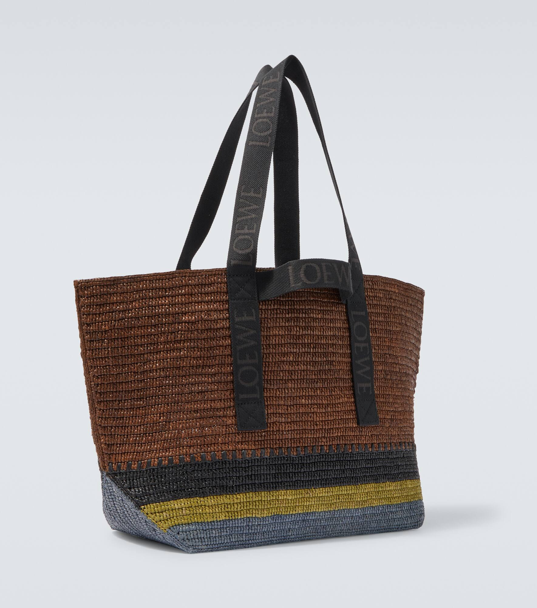 Fold raffia shopper - 5